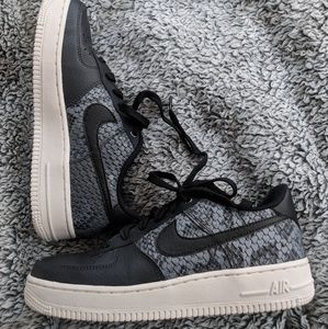 Nike air Force 1 black snake skin